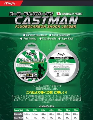 NINJX CASTMAN Shock Leader 50M