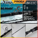 NINJX BLACK NINJA NJB622C Solid Carbon Fishing Rod (4)