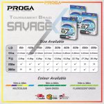 PROGA SAVAGE X8 300M Fishing Braided Line (2)