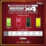 NINJX RAZOR-X4 POWER BRAID [PREMIUM FW CASTING SERIES] (2)