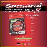 NINJ+ Samurai Super Braided PEx8 150M (JAPAN MATERIAL & QUALITY) (6)
