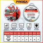 NINJX INVINSIBLE FluoroCarbon 100% Fishing Leader Line 30M (1)