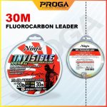 NINJX INVINSIBLE FluoroCarbon 100% Fishing Leader Line 30M (5)