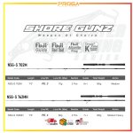 NINJX SHORE GUNZ SALTWATER CASTING SPINNING ROD (2)