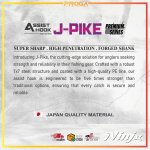 NJ7122 - NINJX J-PIKE ASSIST HOOK (SINGLE TYPE HOOK) (2)